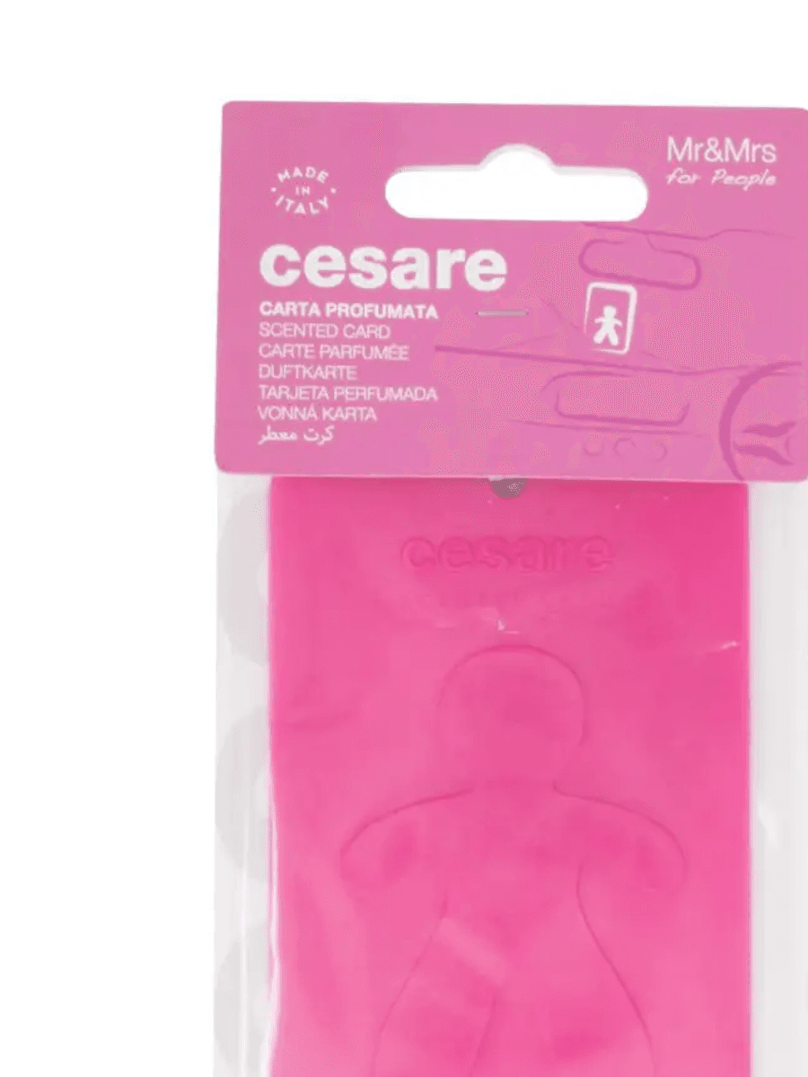 CESARE CARD/ фуксия/CITRUS& MUSK/ (Цитрус и мускус Аромакарточка для автомобиля)