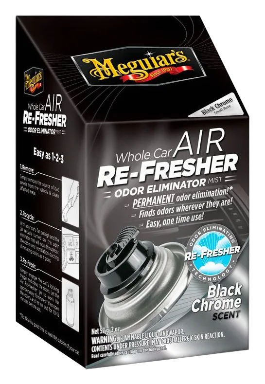 Meguiars Car Air Re-Fresher, Black Chrome Scent Нейтрализатор запаха в салоне а/м .
