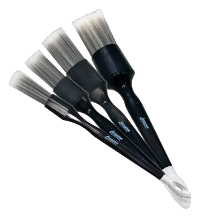 Набор кистей для детейлинга, искусственная щетина (16, 22, 27, 35мм) LERATON SOFT SYNTHETIC DETAILING BRUSH SET DBRSS