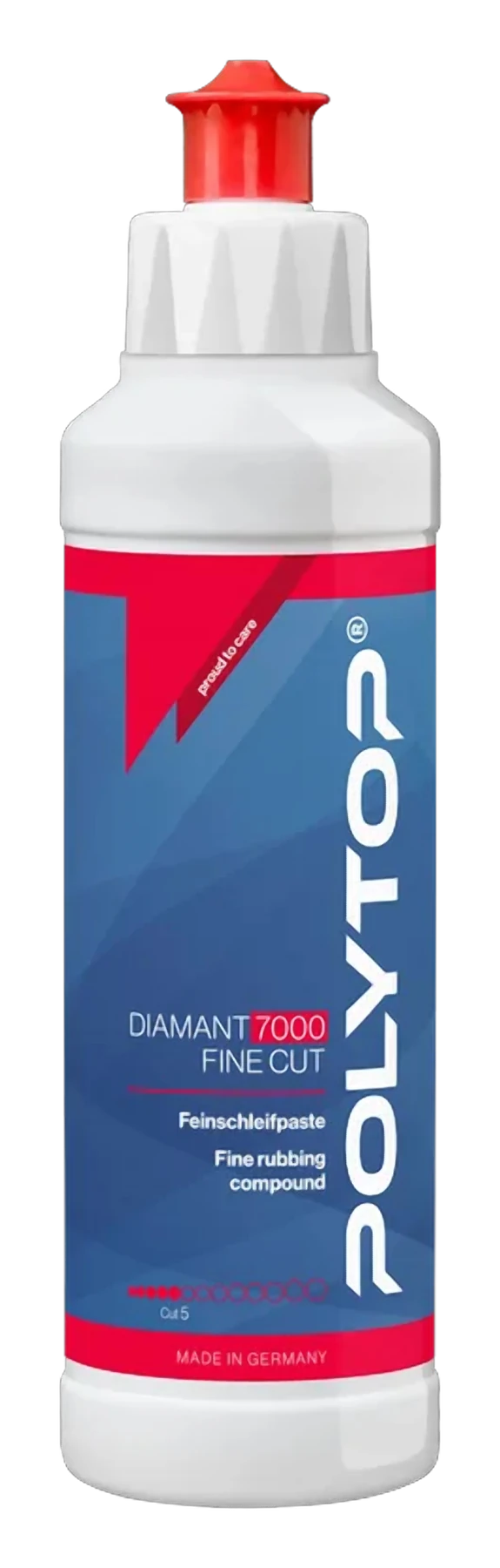 POLYTOP Diamant 7000 Fine Cut - Микроабразивная и антиголограммная полировальная паста (P5000), 250ml