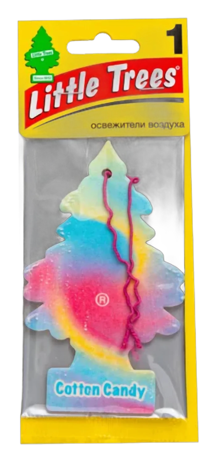 LITTLE TREES Ароматизатор ёлочка «Сладкая вата» (Cotton Candy)