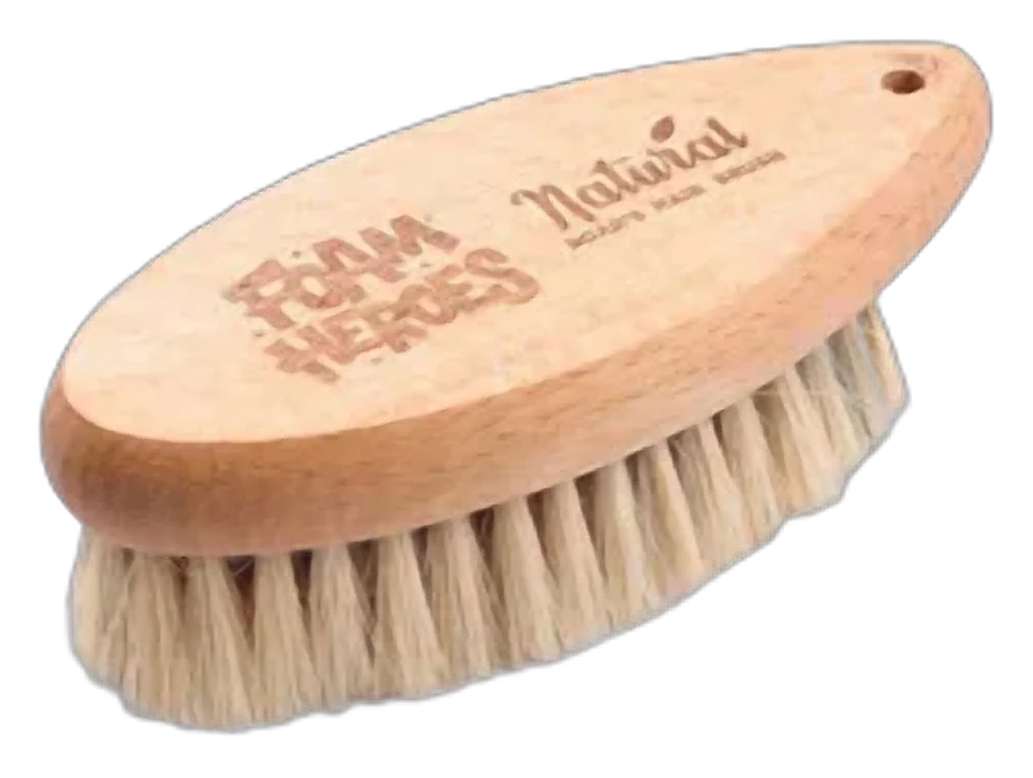 Natural Boars Hair Brush щетка для очистки кожи 13.4x5.9 cм