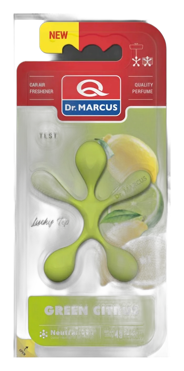 Человечек Lucky Top Green Citrus / Цитрусовый аромат (Ароматизатор воздуха)