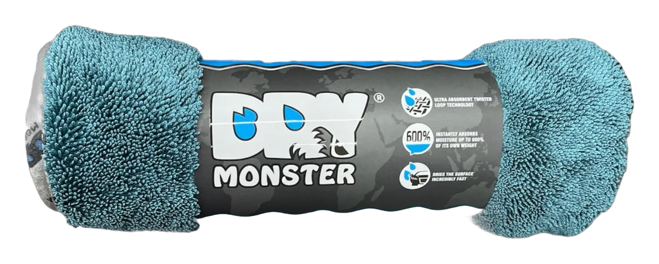 Микрофибра для сушки поверхности Dry Monster (50х60) Синий Standart