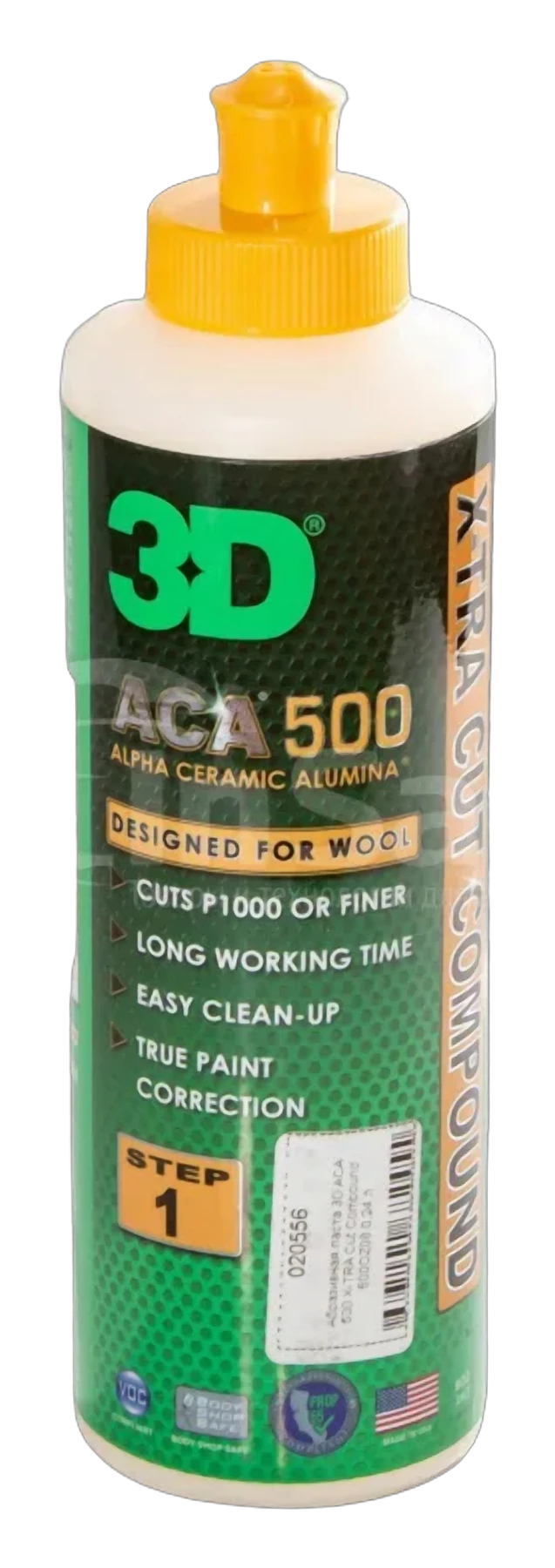 Паста на водной основе для низкотемпературной полировки, ACA X-TRA Cut Compound