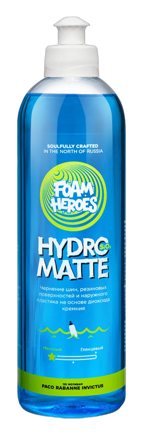 Hydro Matte матовое чернение для автомобильных шин c SiO2