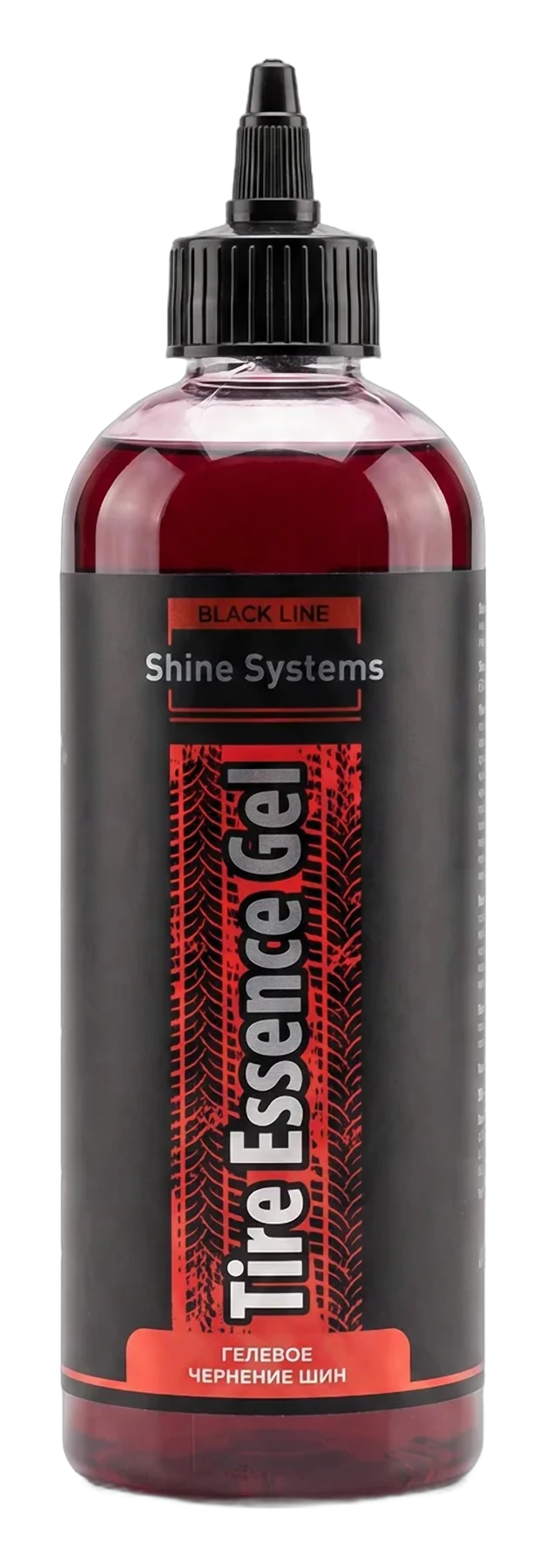 Гелевое чернение шин Shine Systems Black Line TireEssence Gel