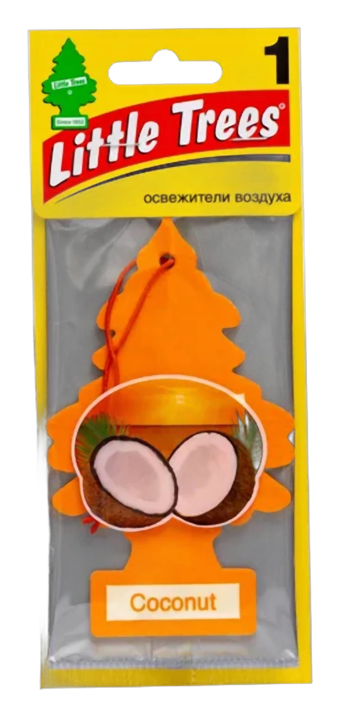 LITTLE TREES Ароматизатор Большая ёлочка «Кокос»
