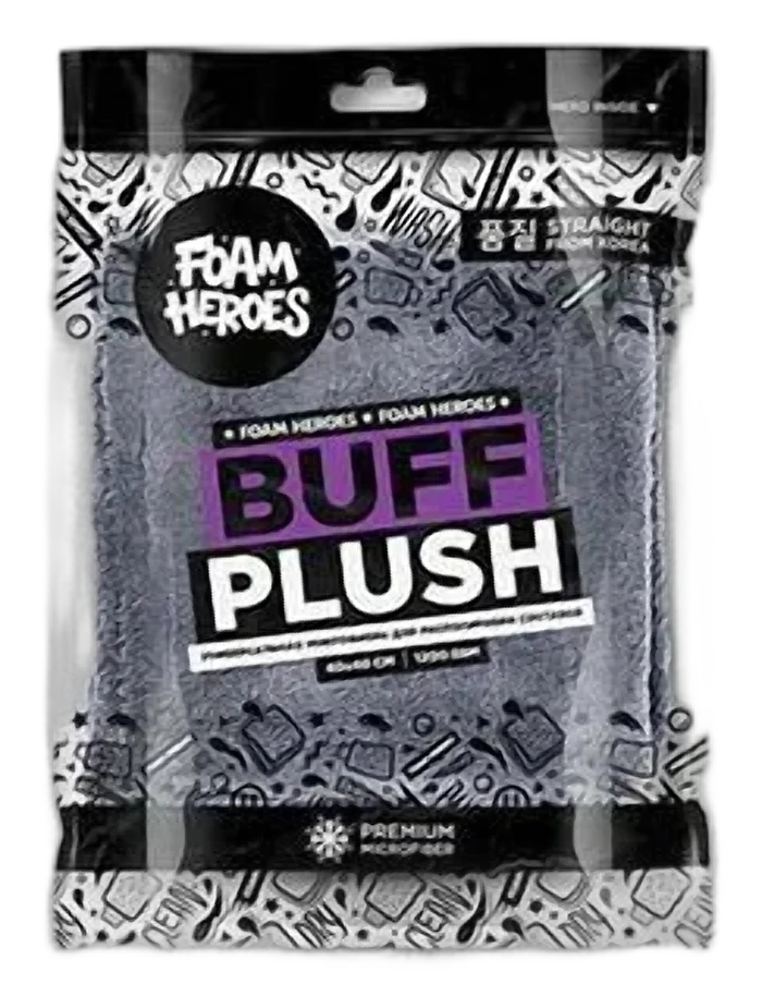 Buff Plush универсальная микрофибра для располировки составов, 40х40см, 1200г/м2