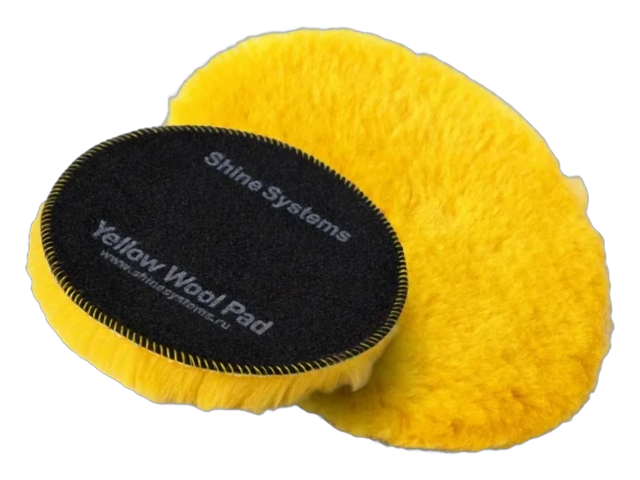 Yellow Wool Pad - полировальный круг из желтого меха, 130 мм