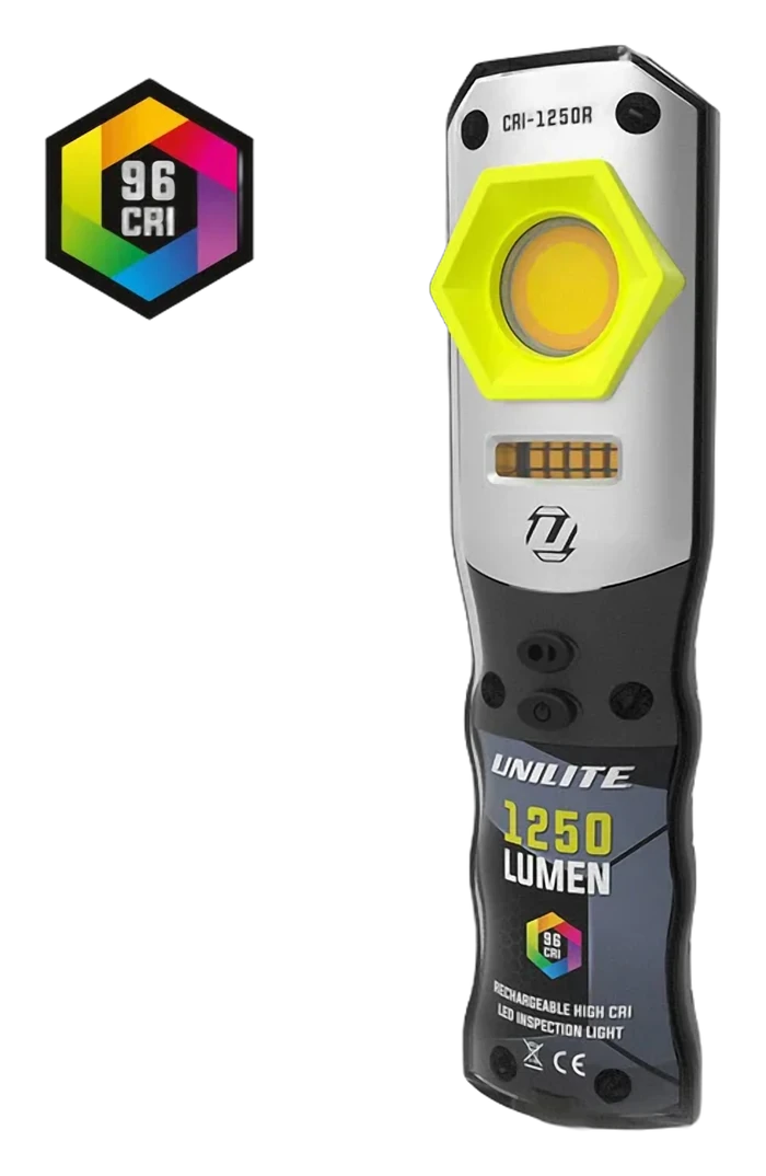 Инспекционный фонарь CRI 96+, 1250 Lm, 3 цвета + УФ, 5000 mAh | UNILITE