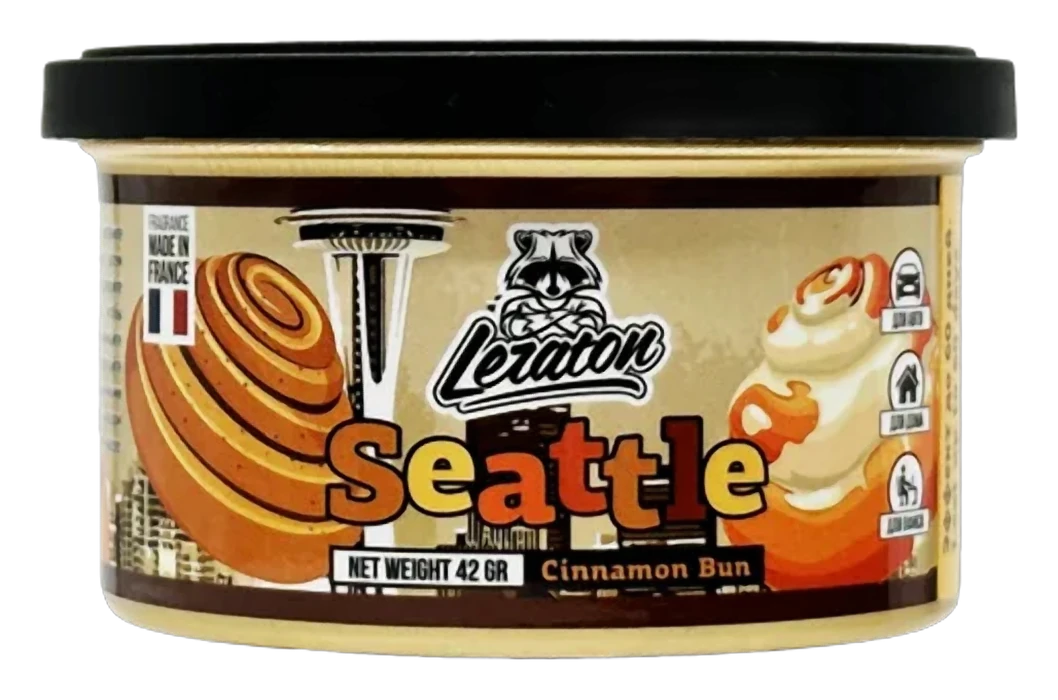Seattle (Cinnamon Bun/Булочка с корицей) (Ароматизатор для автомобиля в банке)