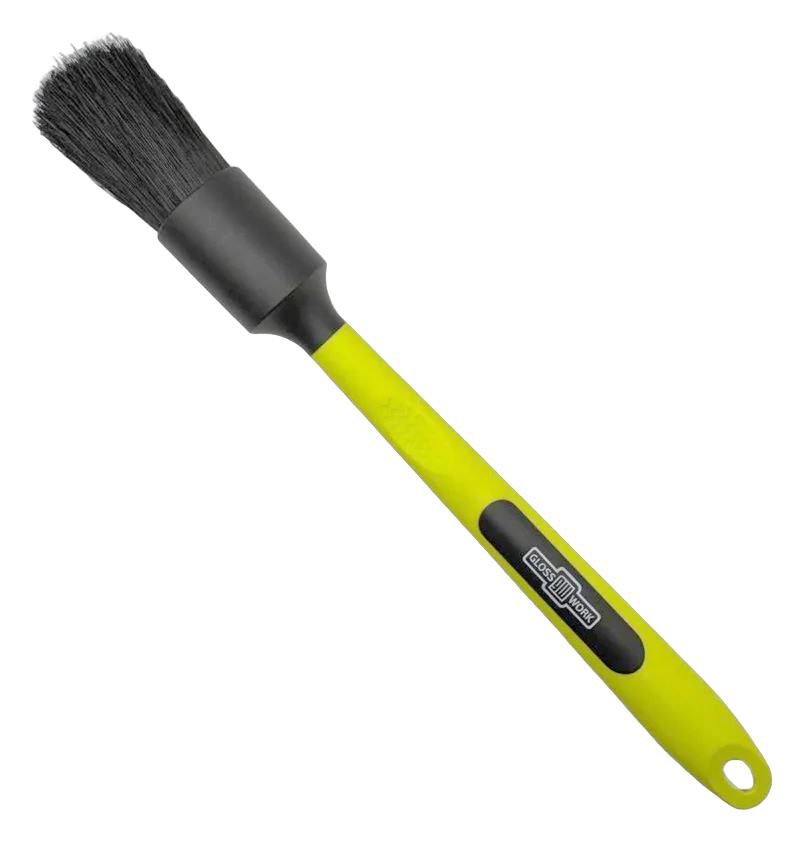 Rubber Black Brush Кисть с прорезиненной ручкой 28мм искусственный ворс черный