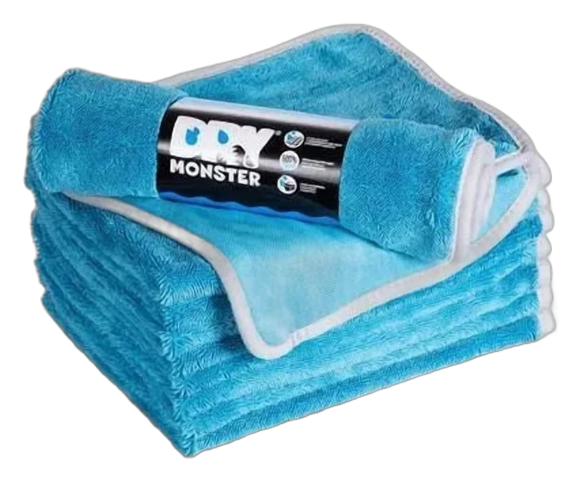 Микрофибра для сушки поверхности Dry Monster (55х75) Голубая Standart