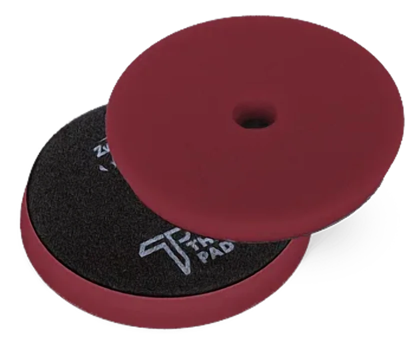 Thermo Pads SOFT 130-140/20/125мм Компл. . Полировальный термостойкий поролоновый бордовый круг мягкий 8 kPa.