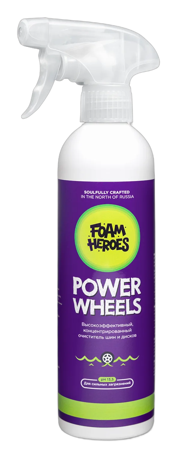 Power Wheels высокоэффективный очиститель шин и дисков