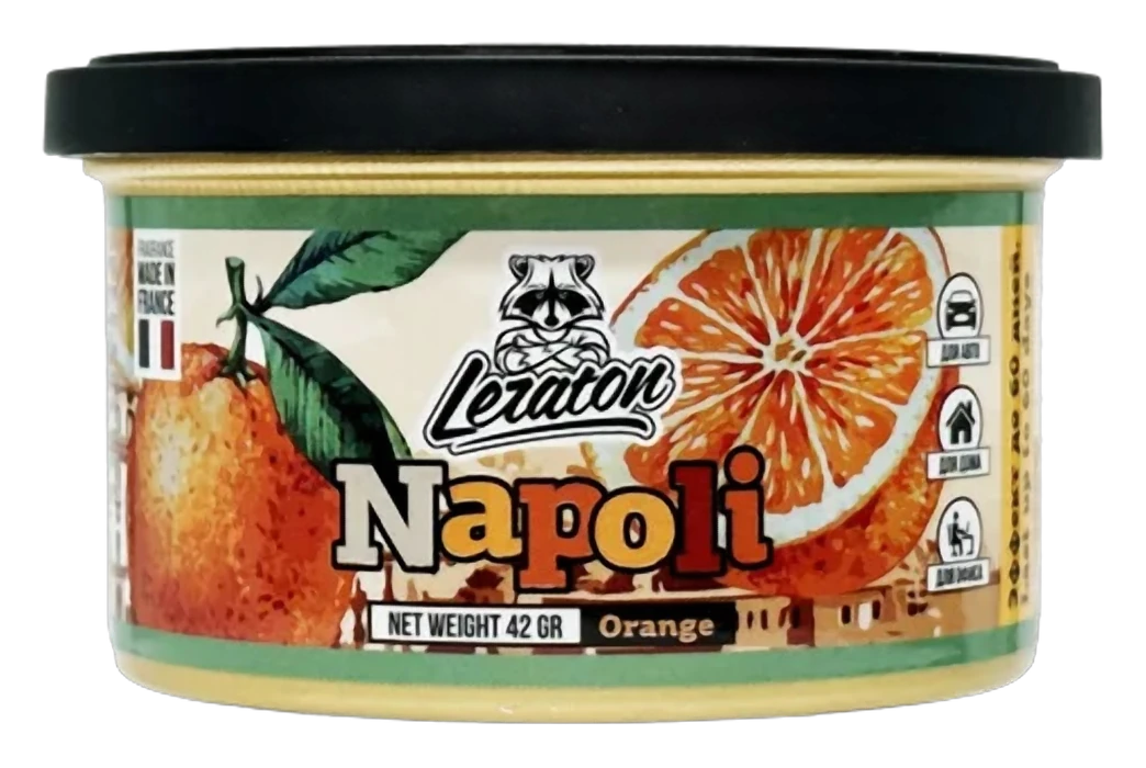 Napoli (Orange/Апельсин) (Ароматизатор для автомобиля в банке)