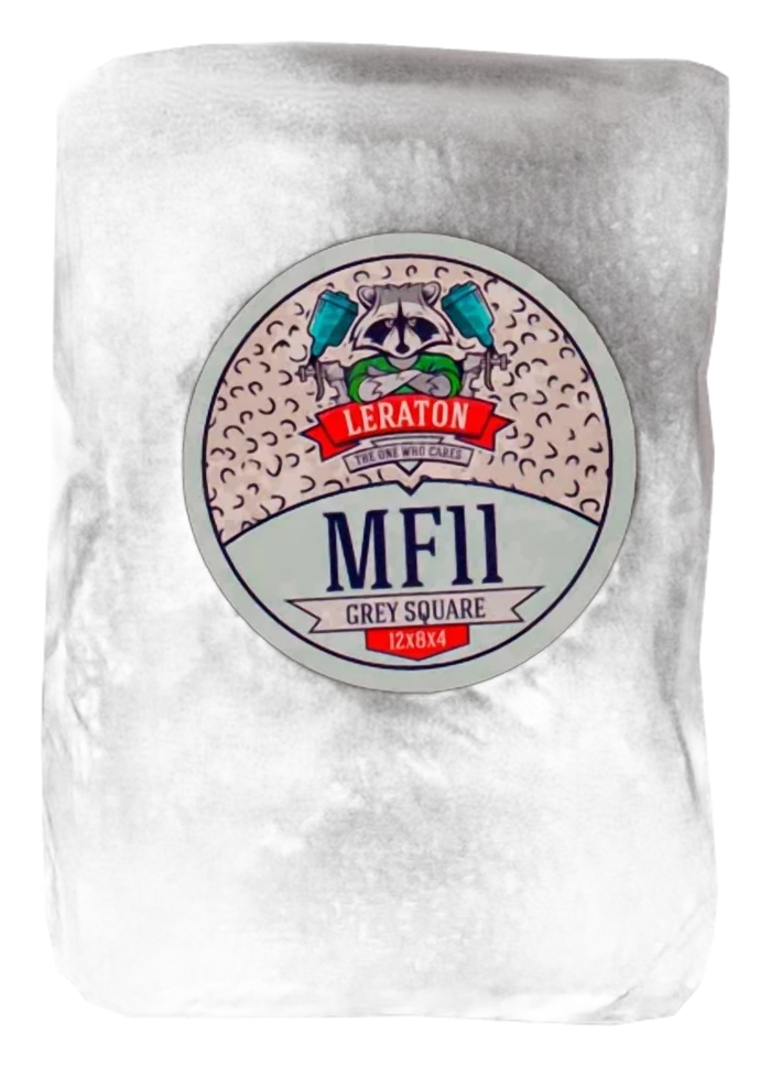 Прямоугольный микрофибровый аппликатор Leraton Grey Square