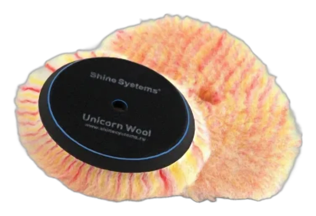 Unicorn Wool Pad - полировальный круг из цветного меха, 130 мм