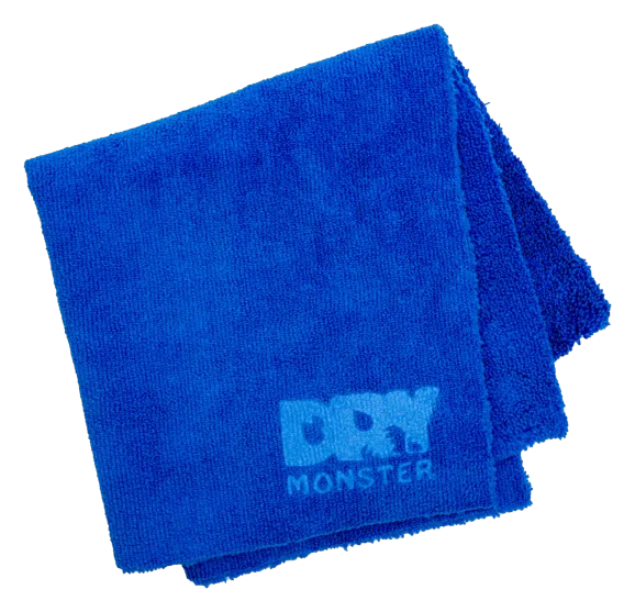 Dry Monster - Синяя микрофибра ультразвук. обрезка 40х40см 420гр/м