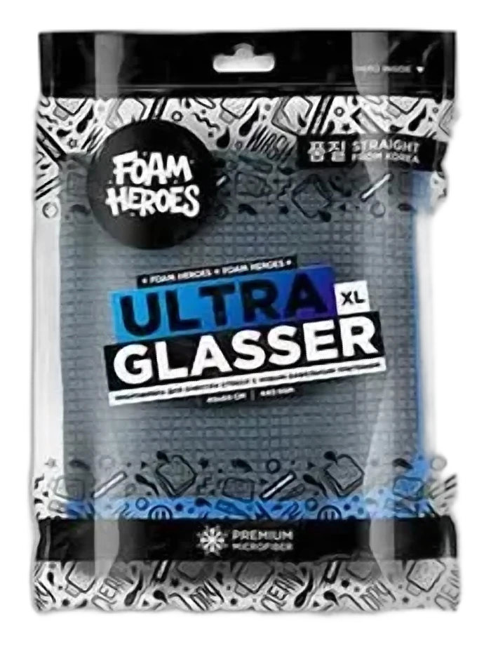 Ultra Glasser микрофибра для очистки стекол с новым вафельным плетением, 60х40см