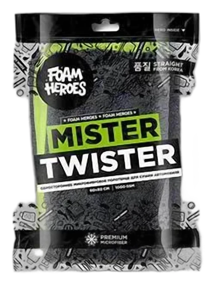 Mr. Twister одностороннее полотенце для сушки автомобиля 60х80см, 1000г/м2
