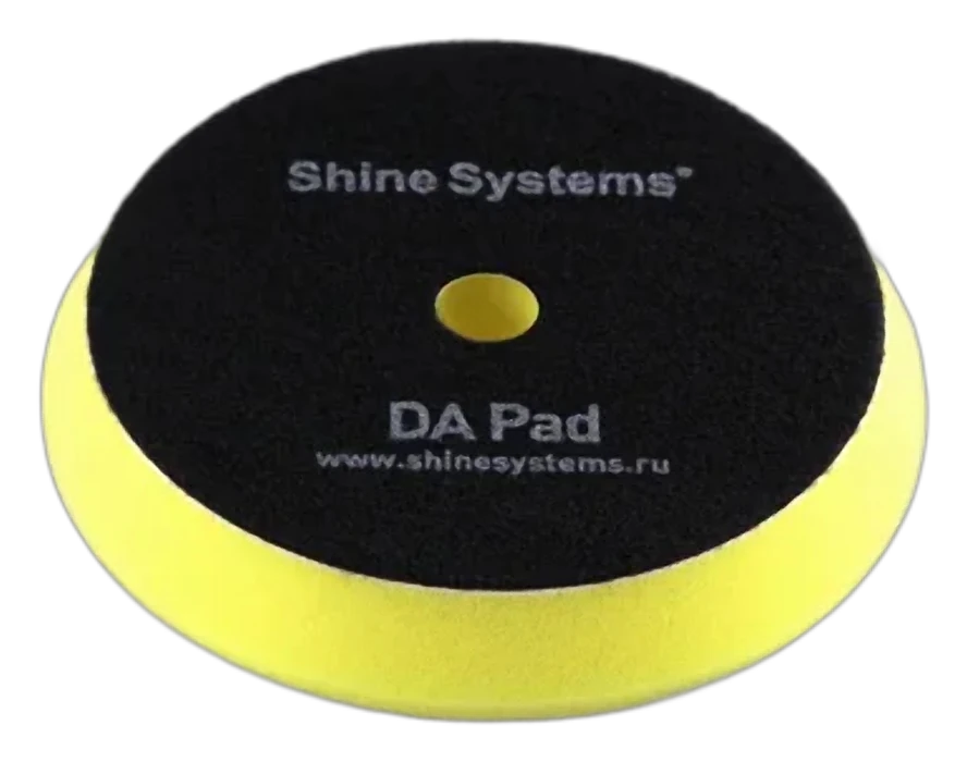 DA Foam Pad Yellow - полировальный круг антиголограммный желтый, 155 мм
