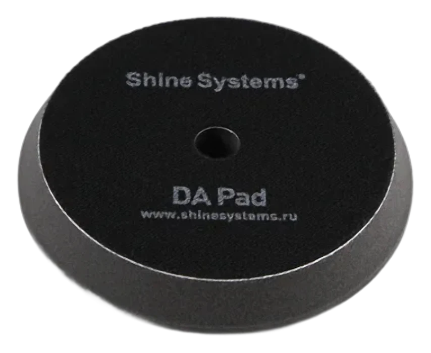 DA Foam Pad Black - полировальный круг ультрамягкий черный, 155 мм
