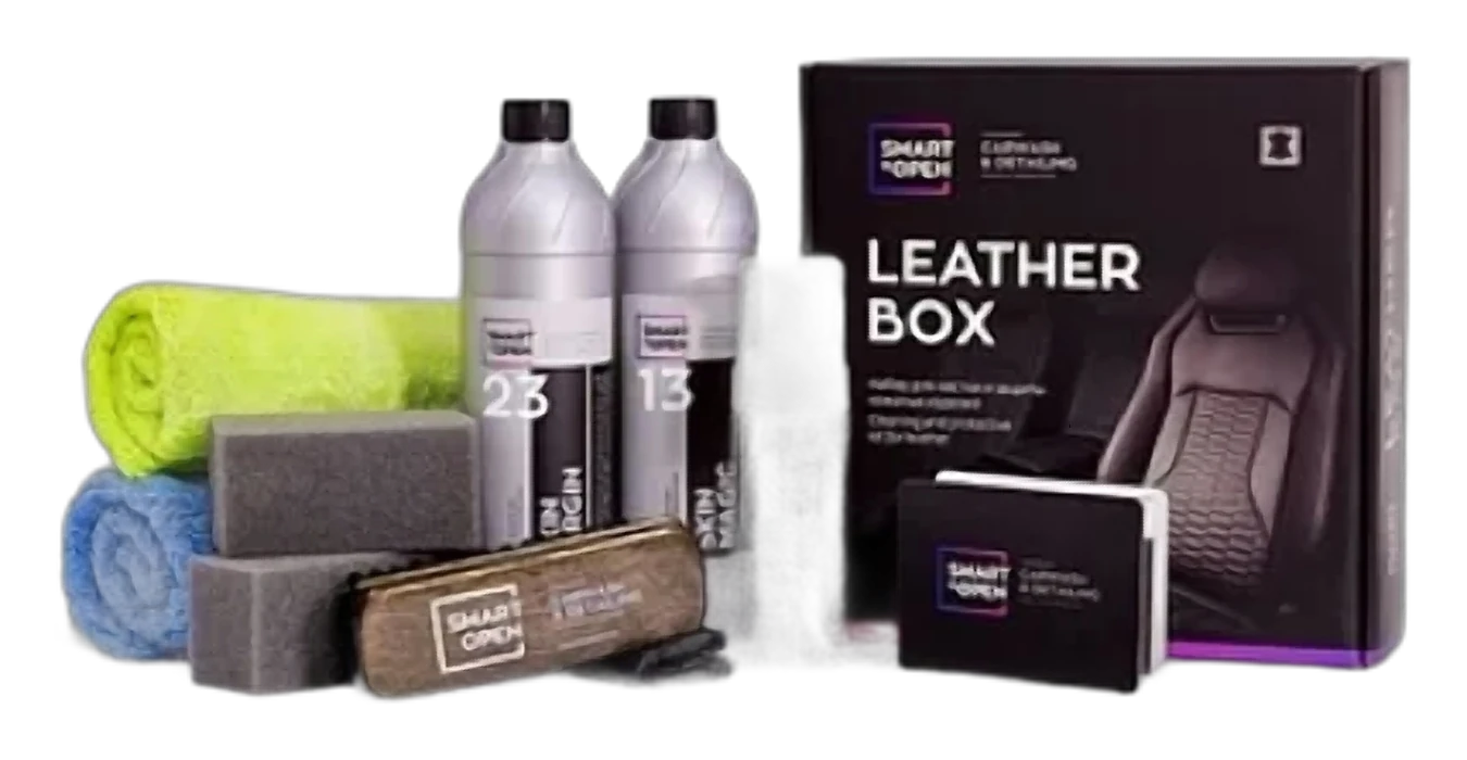 Набор для чистки и защиты кожаных изделий SMART Leather Box